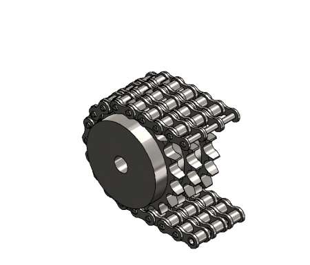 Kettingwielen triplex